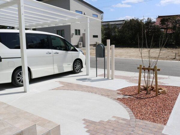 アプローチ 施工事例｜出雲・松江・米子のタケゾーファーム
